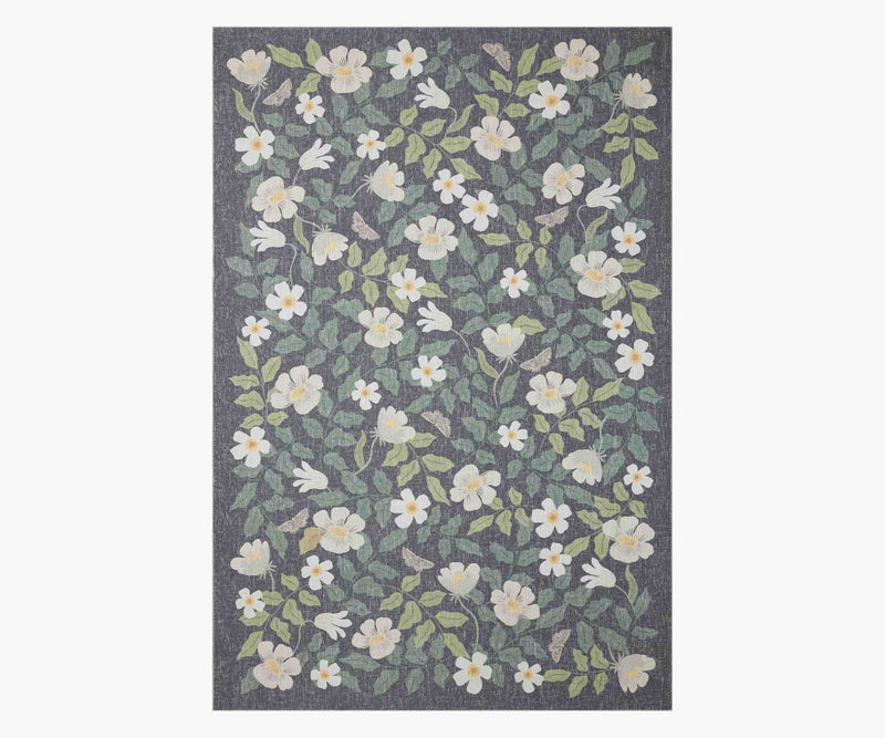 Tracy & Co Cotswolds Primrose Power Loomed Rug - Charcoal