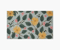 Tracy & Co Minnie Dandelion Wool-Hooked Rug - Light Blue