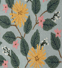 Tracy & Co Minnie Dandelion Wool-Hooked Rug - Light Blue