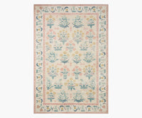 Tracy & Co Eden Mughal Rose Power Loomed Rug - Blush