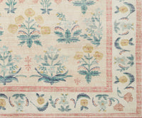 Tracy & Co Eden Mughal Rose Power Loomed Rug - Blush