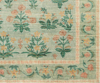 Tracy & Co Eden Mughal Rose Power Loomed Rug - Moss