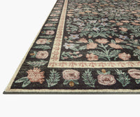 Tracy & Co Eden Mughal Garden Power Loomed Rug - Black
