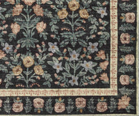 Tracy & Co Eden Mughal Garden Power Loomed Rug - Black