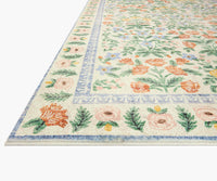 Tracy & Co Eden Mughal Garden Power Loomed Rug - Cream