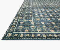 Tracy & Co Eden Lattice Power Loomed Rug - Indigo
