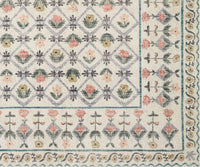 Tracy & Co Eden Lattice Power Loomed Rug - Ivory