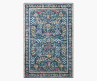 Tracy & Co Maison Frances Power Loomed Rug - Blue Multi