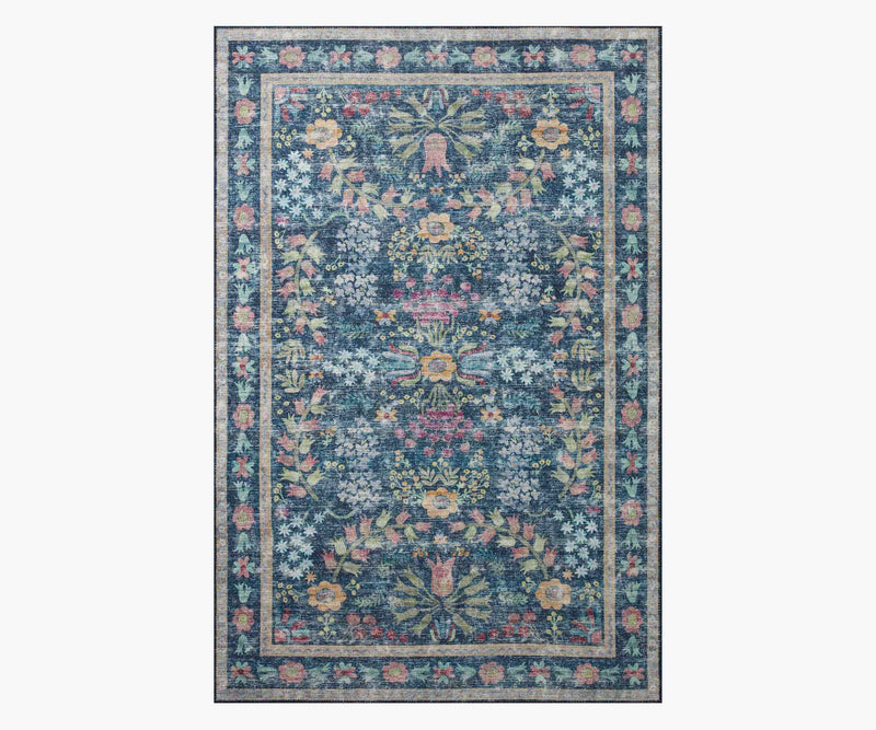 Tracy & Co Maison Frances Power Loomed Rug - Blue Multi