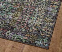 Tracy & Co Maison Grove Power Loomed Rug - Charcoal