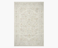 Tracy & Co Courtyard Lily Printed Rug - Yellow Multi