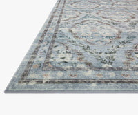 Tracy & Co Courtyard Chateau Printed Rug - Blue
