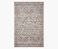Tracy & Co Courtyard Chateau Printed Rug - Blush