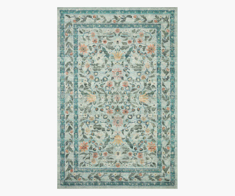 Tracy & Co Courtyard Eve Printed Rug - Sage