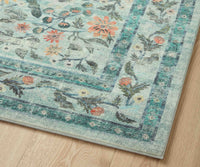Tracy & Co Courtyard Eve Printed Rug - Sage