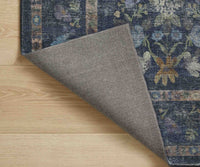 Tracy & Co Courtyard Seville Printed Rug - Navy