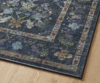 Tracy & Co Courtyard Seville Printed Rug - Navy