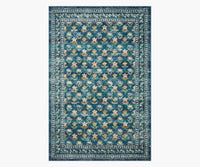 Tracy & Co Courtyard Hadley Printed Rug - Emerald