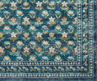 Tracy & Co Courtyard Hadley Printed Rug - Emerald