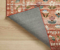 Tracy & Co Courtyard Hadley Printed Rug - Terracotta