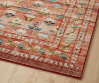 Tracy & Co Courtyard Hadley Printed Rug - Terracotta