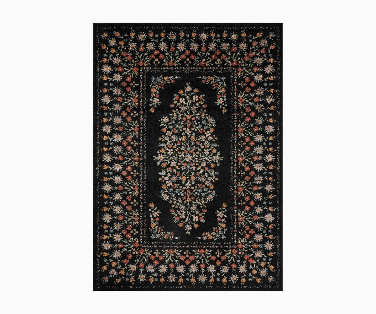 Tracy & Co Laurel Eleanor Power Loomed Rug - Black