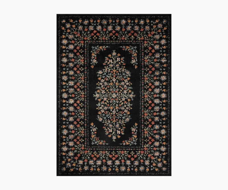 Tracy & Co Laurel Eleanor Power Loomed Rug - Black