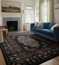 Tracy & Co Laurel Eleanor Power Loomed Rug - Black