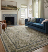 Tracy & Co Laurel Wildwood Garden Power Loomed Rug - Cream