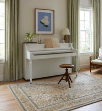 Tracy & Co Laurel Wildwood Garden Power Loomed Rug - Cream
