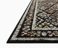 Tracy & Co Laurel Parquet Power Loomed Rug - Black