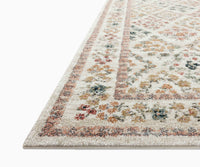 Tracy & Co Laurel Parquet Power Loomed Rug - Cream