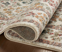Tracy & Co Laurel Parquet Power Loomed Rug - Cream