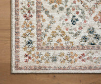 Tracy & Co Laurel Parquet Power Loomed Rug - Cream