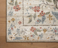Tracy & Co Laurel Peacock Garden Power Loomed Rug - Cream