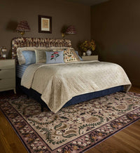 Tracy & Co Canopy Edie Printed Rug - Aubergine