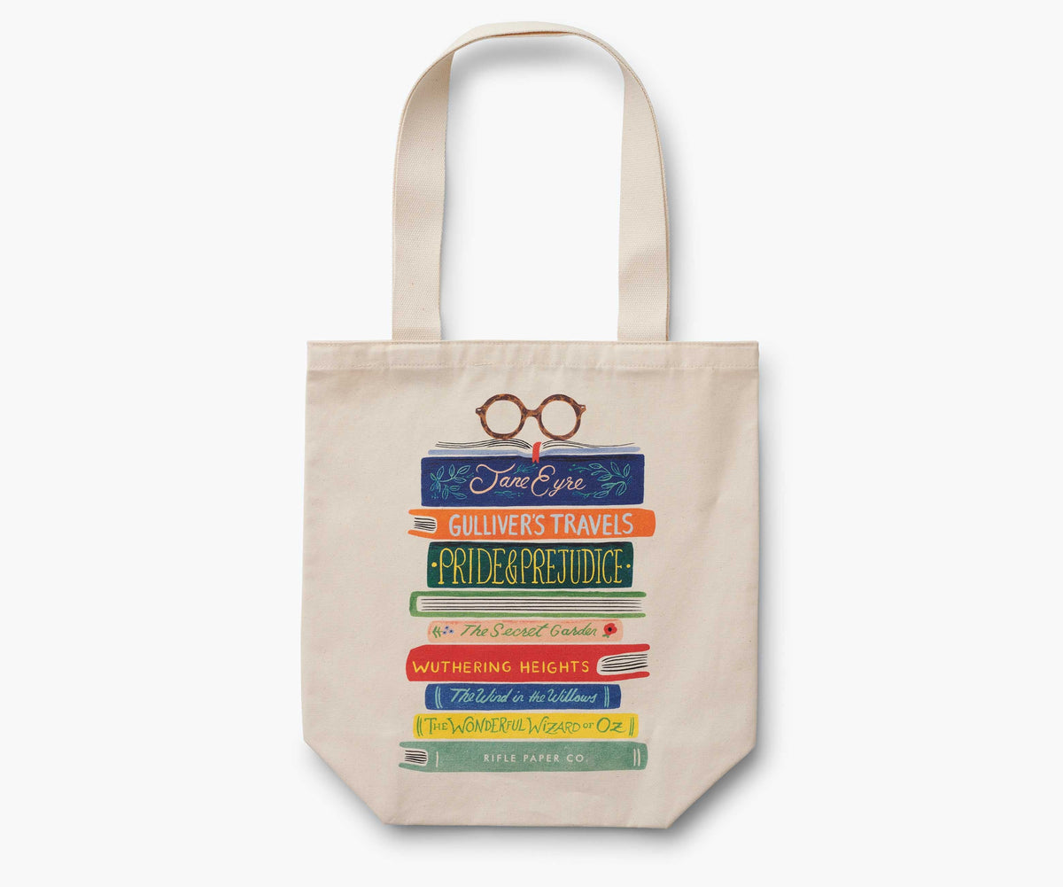 Tracy & Co Canvas Tote Bag - Book Club