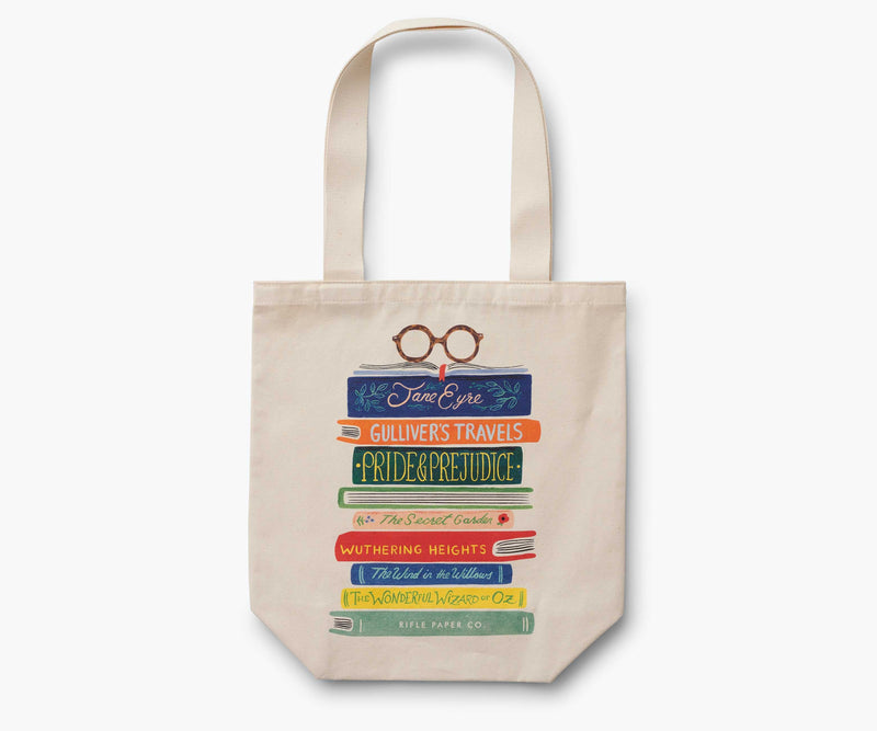 Tracy & Co Canvas Tote Bag - Book Club