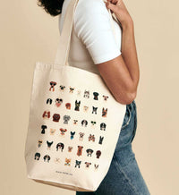 Tracy & Co Canvas Tote Bag - Dog Days