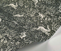 Tracy & Co Fable Wallpaper Sample - Black & White