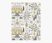 Tracy & Co Camont Wallpaper Sample - Linen & Metallic Gold