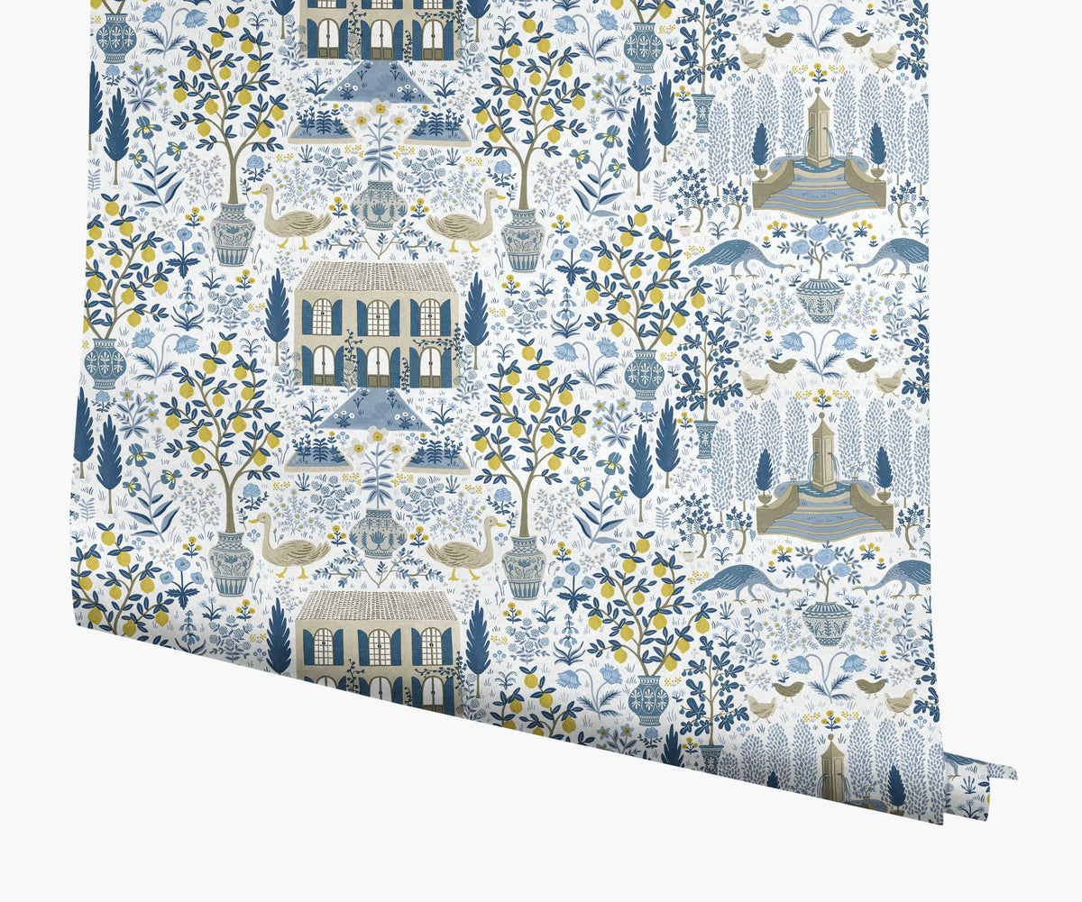 Tracy & Co Camont Wallpaper - Indigo