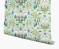 Tracy & Co Camont Wallpaper - Blue & Green