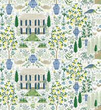 Tracy & Co Camont Wallpaper - Blue & Green