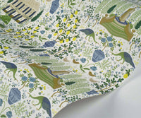 Tracy & Co Camont Wallpaper Sample - Blue & Green