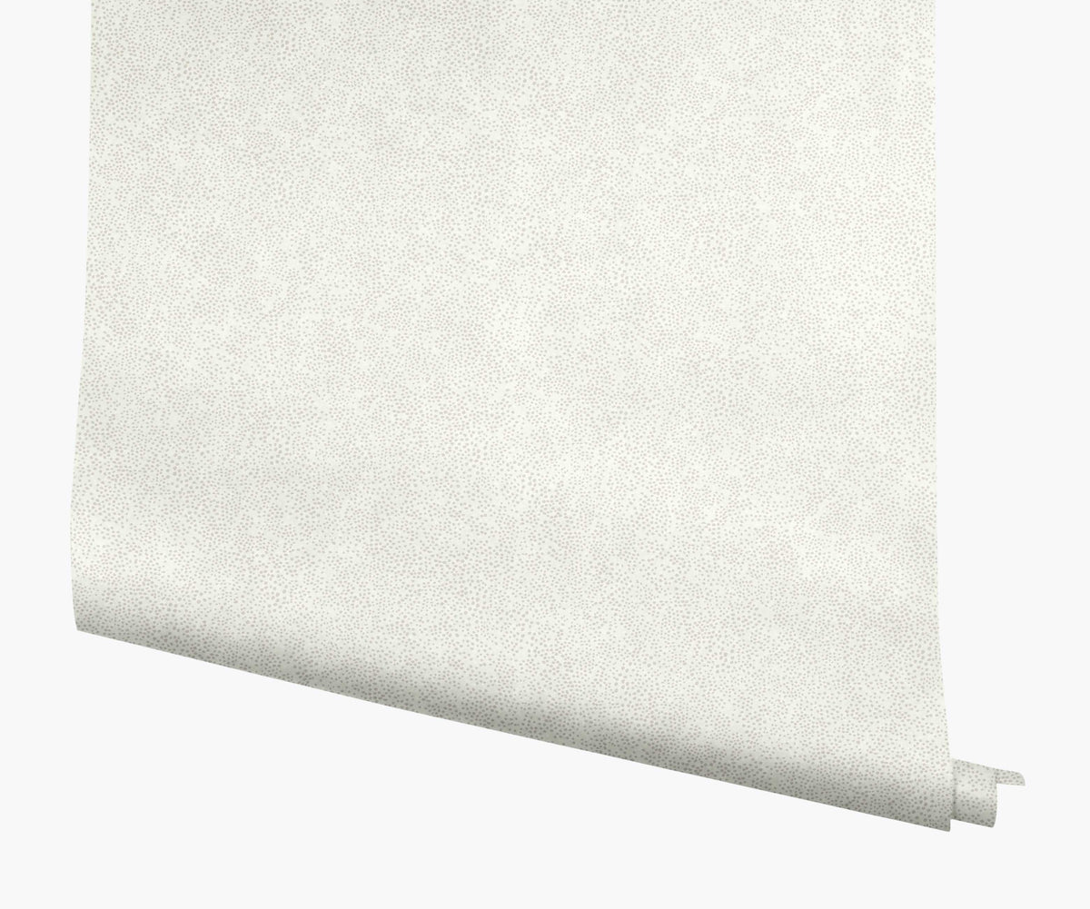 Tracy & Co Champagne Dots Wallpaper - Linen & White