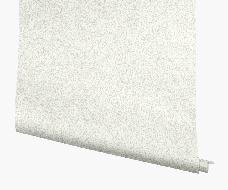Tracy & Co Champagne Dots Wallpaper - Linen & White