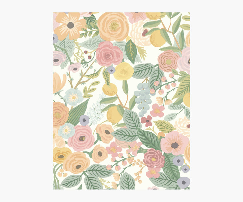 Tracy & Co Garden Party Wallpaper Sample - Pastel Multi