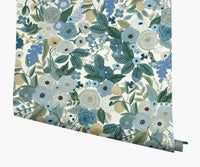 Tracy & Co Garden Party Wallpaper - Indigo Multi