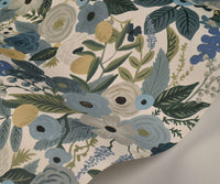 Tracy & Co Garden Party Wallpaper Sample - Indigo Multi